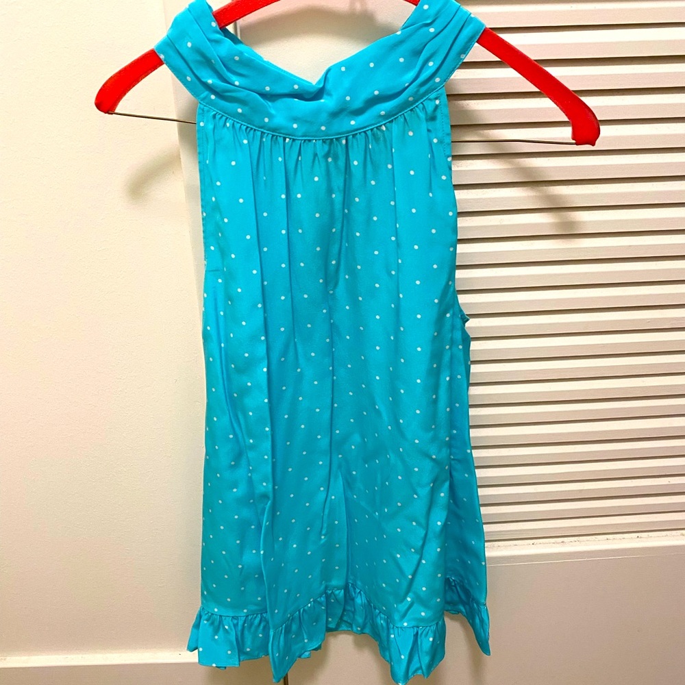 Lilly Pulitzer 100% Silk Blouse Sz L